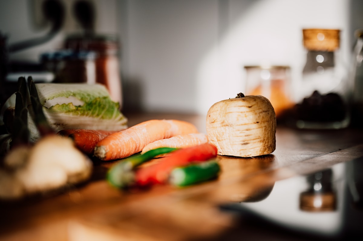 Ingredientes frescos para recetas saludables